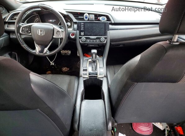 2HGFC2F88KH536298 2019 HONDA CIVIC Red Dashboard view
