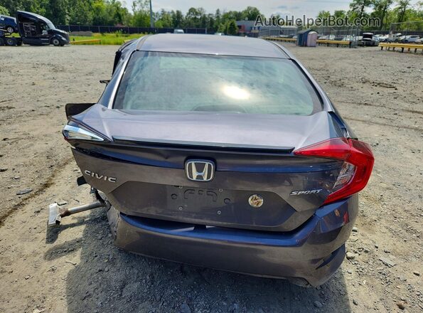 2HGFC2F88LH542409 2020 HONDA CIVIC Gray Հետևի տեսք