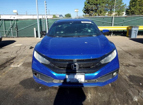 2HGFC2F88MH522825 2021 HONDA CIVIC Blue Widok z przodu