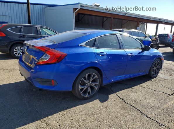 2HGFC2F88MH522825 2021 HONDA CIVIC Blue Tył prawy
