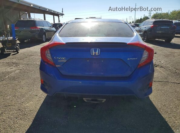 2HGFC2F88MH522825 2021 HONDA CIVIC Blue Widok z tyłu
