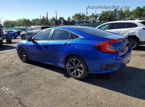 2HGFC2F88MH522825 2021 HONDA CIVIC Blue Tył lewy