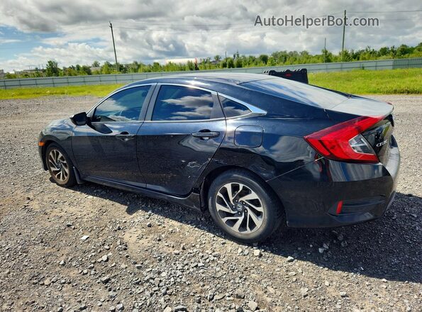 2HGFC2F89JH024032 2018 HONDA CIVIC Black უკანა მარცხენა
