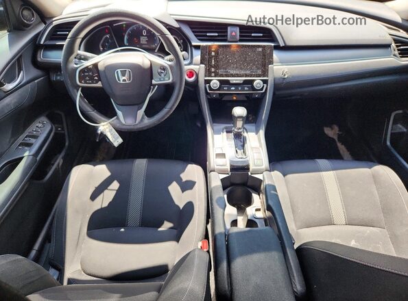 2HGFC2F89JH024032 2018 HONDA CIVIC Black წინა პანელის ხედი