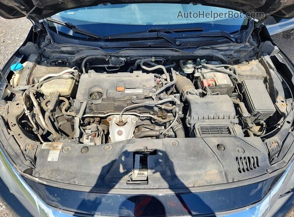2HGFC2F89JH024032 2018 HONDA CIVIC Black უკანა სალონის ხედი
