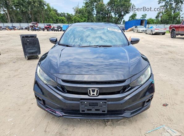 2HGFC2F89KH567320 2019 HONDA CIVIC Black წინა ხედი