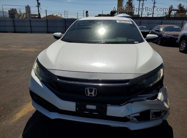 2HGFC2F89KH592413 2019 HONDA CIVIC White Vista frontal