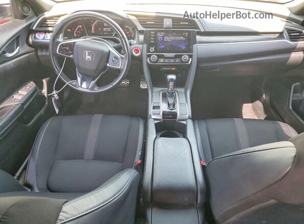 2HGFC2F89KH592413 2019 HONDA CIVIC White Vista del salpicadero