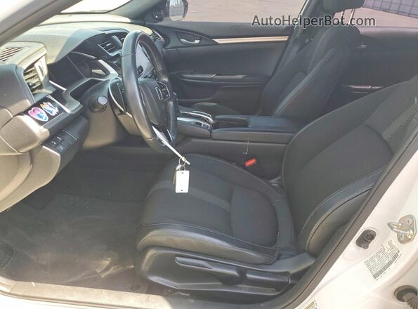 2HGFC2F89KH592413 2019 HONDA CIVIC White Vista interior delantera