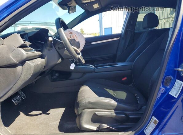 2HGFC2F8XKH532916 2019 HONDA CIVIC Blue Vista interior delantera