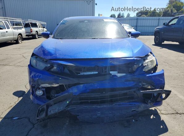2HGFC2F8XKH532916 2019 HONDA CIVIC Blue Vista frontal