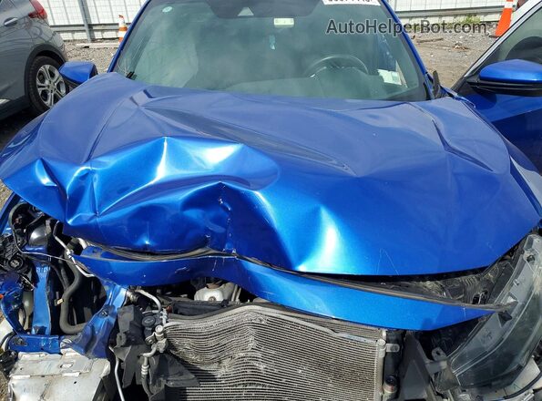 2HGFC2F8XLH515079 2020 HONDA CIVIC Blue უკანა სალონის ხედი