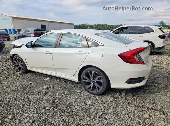 2HGFC2F8XMH553381 2021 HONDA CIVIC Белый Задняя левая четверть
