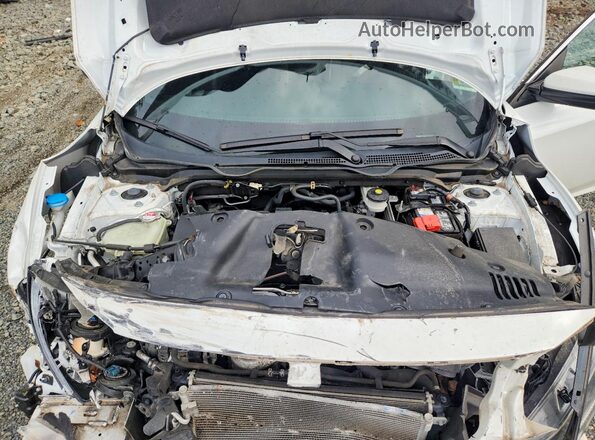 2HGFC2F8XMH553381 2021 HONDA CIVIC Белый Вид задней части салона