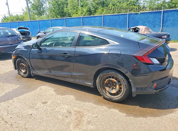 2HGFC3A33JH450235 2018 HONDA CIVIC Black Rear left