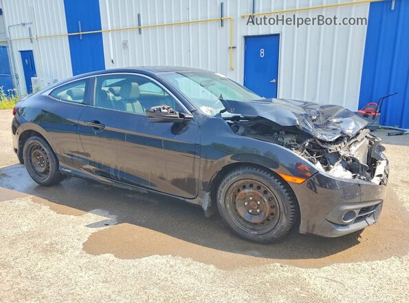 2HGFC3A33JH450235 2018 HONDA CIVIC Black Front right