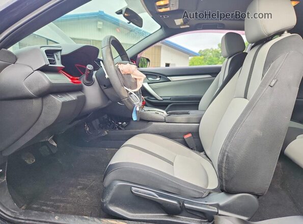 2HGFC3A37HH361908 2017 HONDA CIVIC Black Front interior view