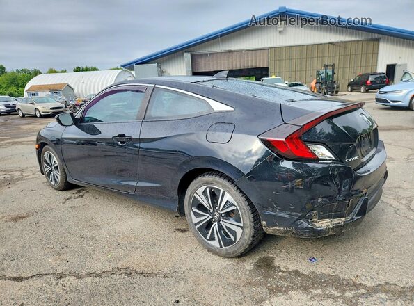 2HGFC3A37HH361908 2017 HONDA CIVIC Black Rear left