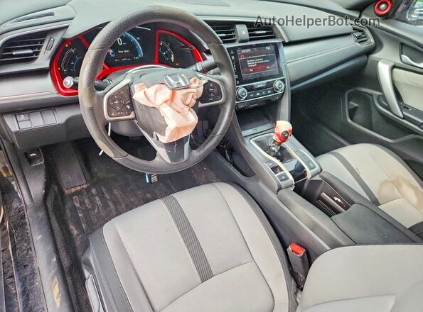 2HGFC3A37HH361908 2017 HONDA CIVIC Black Dashboard view