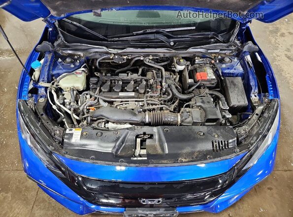 2HGFC3A50JH756035 2018 HONDA CIVIC Blue Rear interior view