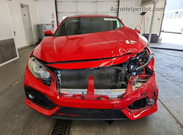 2HGFC3A51JH751961 2018 HONDA CIVIC Red Widok z przodu