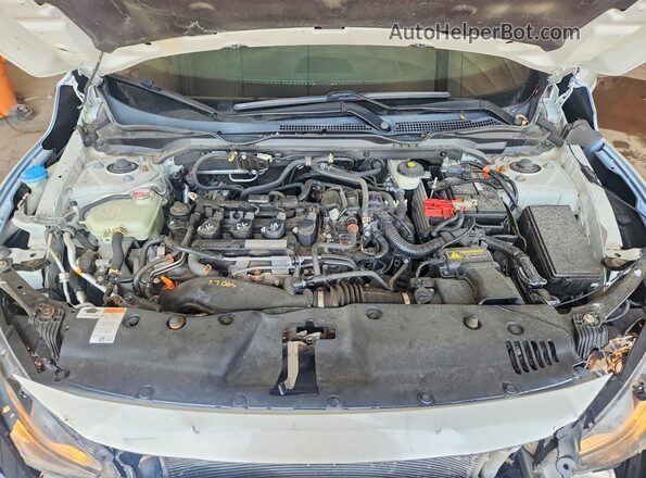 2HGFC3A58JH752508 2018 HONDA CIVIC Белый Вид задней части салона