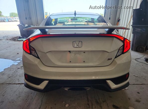 2HGFC3A58JH752508 2018 HONDA CIVIC Белый Вид сзади