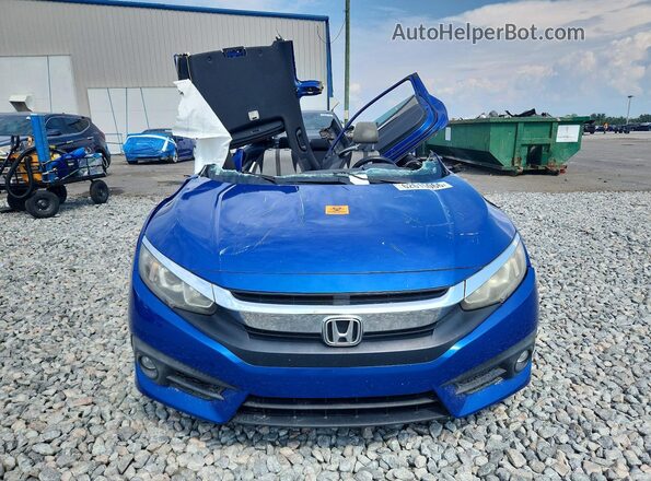2HGFC3B36JH357742 2018 HONDA CIVIC Blue Դիմացի տեսք