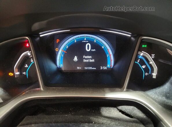 2HGFC3B71GH351780 2016 HONDA CIVIC Серебряный Вид щитка приборов