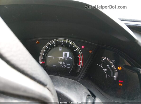 2HGFC4B00GH304314 2016 HONDA CIVIC Gray Vista de los asientos traseros