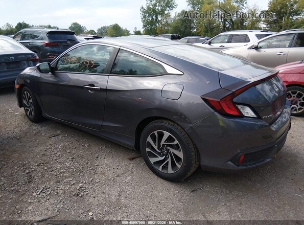2HGFC4B00GH304314 2016 HONDA CIVIC Gray Trasero izquierdo