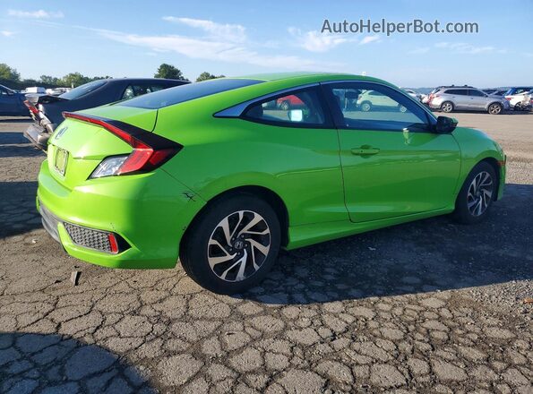 2HGFC4B01GH313121 2016 HONDA CIVIC Зеленый Задняя правая четверть