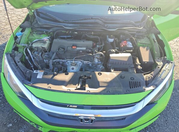 2HGFC4B01GH313121 2016 HONDA CIVIC Зеленый Вид задней части салона