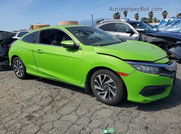 2HGFC4B03GH300712 2016 HONDA CIVIC Green Delantero derecho