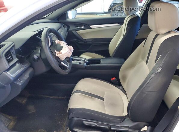 2HGFC4B03GH313492 2016 HONDA CIVIC White Front interior view