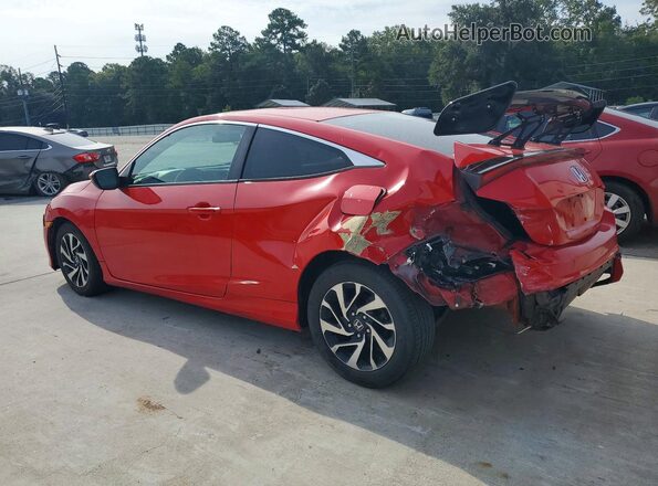 2HGFC4B07HH303159 2017 HONDA CIVIC Red Հետևի ձախ