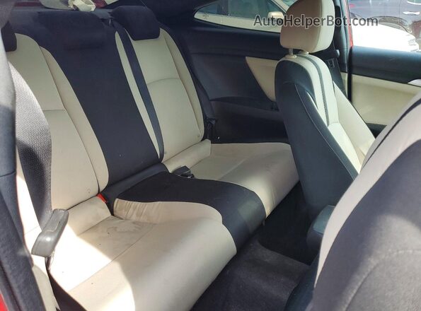 2HGFC4B07HH303159 2017 HONDA CIVIC Red Հետևի նստատեղերի տեսք
