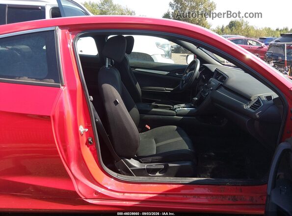 2HGFC4B65KH304886 2019 HONDA CIVIC Red Vista interior delantera