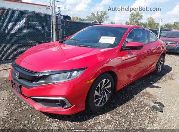 2HGFC4B65KH304886 2019 HONDA CIVIC Red Vista tres cuartos delantera izquierda
