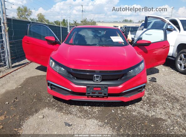 2HGFC4B65KH304886 2019 HONDA CIVIC Red Vista frontal