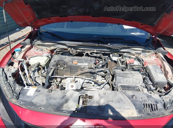2HGFC4B65KH304886 2019 HONDA CIVIC Red Vista trasera
