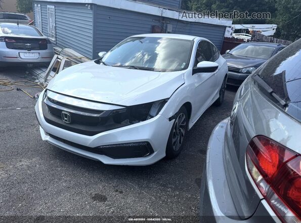2HGFC4B67KH305053 2019 HONDA CIVIC Белый Передняя левая четверть