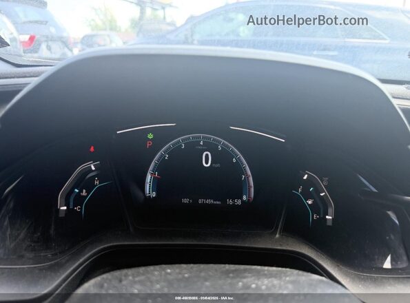 2HGFC4B67KH305053 2019 HONDA CIVIC Белый Вид задних сидений