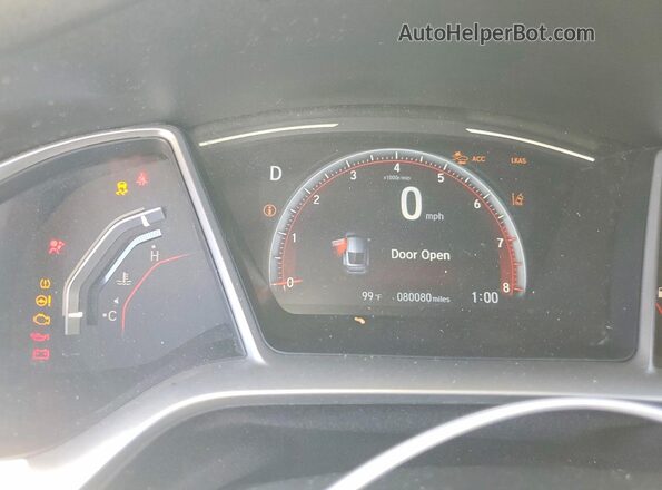 2HGFC4B83LH302606 2020 HONDA CIVIC Silver Widok zestawu wskaźników
