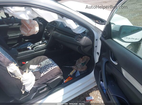 2HGFC4B85KH300693 2019 HONDA CIVIC White Вид салону спереду