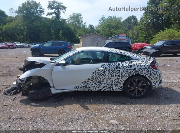 2HGFC4B85KH300693 2019 HONDA CIVIC White Панорамний вид салону 360°