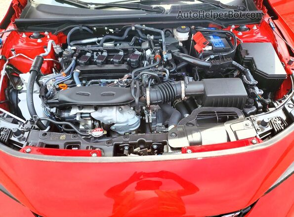 2HGFE1E51TH478306 2026 HONDA CIVIC Red Engine compartment view