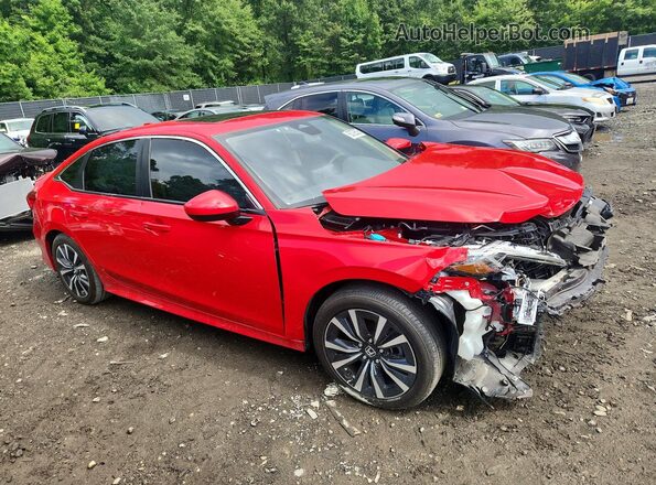 2HGFE1F74RH329333 2024 HONDA CIVIC Red Przód prawy