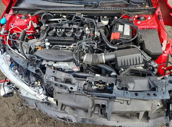 2HGFE1F74RH329333 2024 HONDA CIVIC Red Widok wnętrza z tyłu