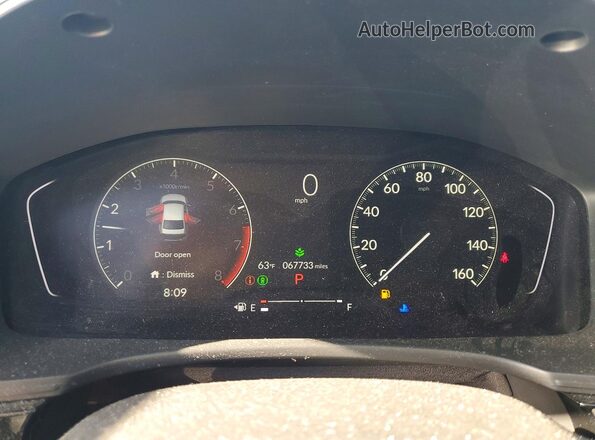 2HGFE1F78RH305214 2024 HONDA CIVIC White Widok zestawu wskaźników
